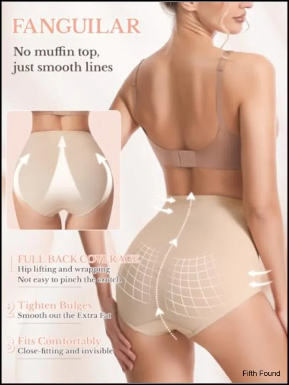 Tummy Control Shapewear Body Shaper Panties Seamless Compression Underwear Mid